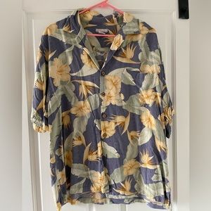 BREAKWATER Hawaiian Button-Up : Size -L